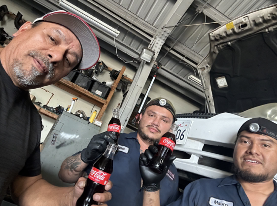The Gama crew — Hector, Mauro & Ramiro